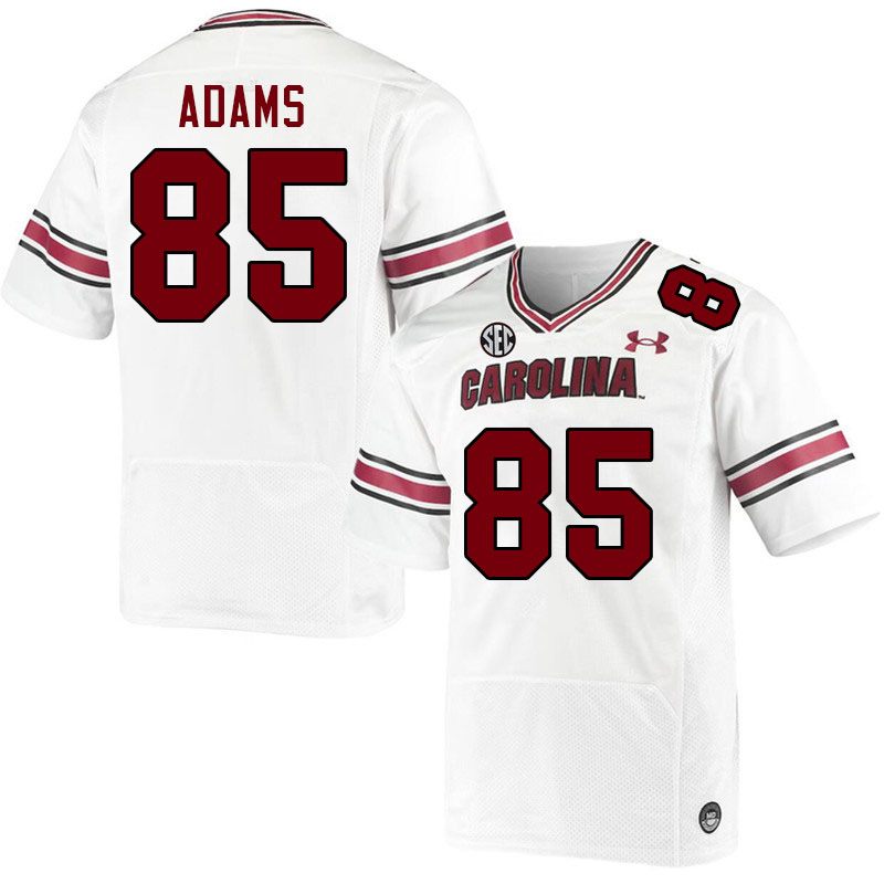 Men #85 CJ Adams South Carolina Gamecocks 2023 College Football Jerseys Stitched-White